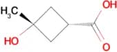 CIS-3-HYDROXY-3-METHYLCYCLOBUTANECARBOXYLIC ACID