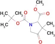 METHYL (2S)-1-BOC-3,3-DIMETHYL-4-OXOPYRROLIDINE-2-CARBOXYLATE