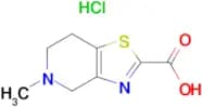 5-METHYL-4H,5H,6H,7H-[1,3]THIAZOLO[4,5-C]PYRIDINE-2-CARBOXYLIC ACID HCL