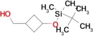 (3-[(TERT-BUTYLDIMETHYLSILYL)OXY]CYCLOBUTYL)METHANOL