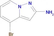 4-BROMOPYRAZOLO[1,5-A]PYRIDIN-2-AMINE