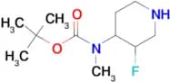 TERT-BUTYL N-(3-FLUOROPIPERIDIN-4-YL)-N-METHYLCARBAMATE