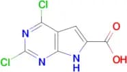 2,4-DICHLORO-7H-PYRROLO[2,3-D]PYRIMIDINE-6-CARBOXYLIC ACID