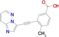 3-(2-(IMIDAZO[1,2-B]PYRIDAZIN-3-YL)ETHYNYL)-4-METHYLBENZOIC ACID