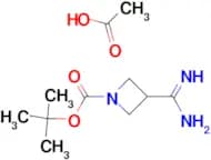 ACETIC ACID TERT-BUTYL 3-CARBAMIMIDOYLAZETIDINE-1-CARBOXYLATE