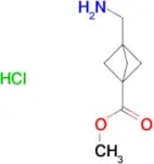 3-AMINOMETHYL-BICYCLO[1.1.1]PENTANE-1-CARBOXYLIC ACID METHYL ESTER HCL