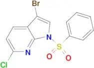 3-BROMO-6-CHLORO-1-(PHENYLSULFONYL)-7-AZAINDOLE