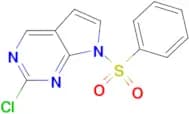 2-CHLORO-7-(PHENYLSULFONYL)-7H-PYRROLO[2,3-D]PYRIMIDINE