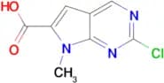 2-CHLORO-7-METHYL-7H-PYRROLO[2,3-D]PYRIMIDINE-6-CARBOXYLIC ACID