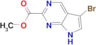 5-BROMO-7H-PYRROLO[2,3-D]PYRIMIDINE-2-CARBOXYLIC ACID METHYL ESTER