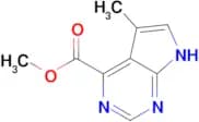 METHYL 5-METHYL-7H-PYRROLO[2,3-D]PYRIMIDINE-4-CARBOXYLATE