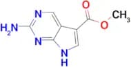 2-AMINO-7H-PYRROLO[2,3-D]PYRIMIDIN-5-CARBOXYLIC ACID METHYL ESTER