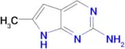 6-METHYL-7H-PYRROLO[2,3-D]PYRIMIDIN-2-AMINE