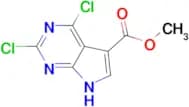 2,4-DICHLORO-7H-PYRROLO[2,3-D]PYRIMIDINE-5-CARBOXYLIC ACID METHYL ESTER