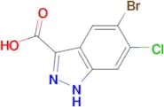 5-BROMO-6-CHLORO-1H-INDAZOLE-3-CARBOXYLIC ACID