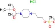 TERT-BUTYL 4-[3-(METHANESULFONYLOXY)PROPYL]PIPERAZINE-1-CARBOXYLATE HCL