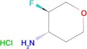 trans-3-FLUOROOXAN-4-AMINE HCL