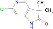 6-CHLORO-3,3-DIMETHYL-1H-PYRROLO[3,2-C]PYRIDIN-2(3H)-ONE
