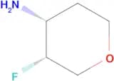 rel-(3R,4R)-3-Fluorotetrahydro-2H-pyran-4-amine
