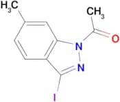 1-(3-IODO-6-METHYL-1H-INDAZOL-1-YL)ETHANONE