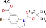 1-TERT-BUTYL 6-METHYL 5-BROMOINDOLINE-1,6-DICARBOXYLATE