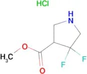METHYL 4,4-DIFLUOROPYRROLIDINE-3-CARBOXYLATE HCL