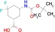 (1S,5R)-5-((TERT-BUTOXYCARBONYL)AMINO)-3,3-DIFLUOROCYCLOHEXANECARBOXYLIC ACID