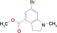 METHYL 6-BROMO-1-METHYLINDOLINE-4-CARBOXYLATE
