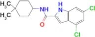 4,6-DICHLORO-N-(4,4-DIMETHYLCYCLOHEXYL)-1H-INDOLE-2-CARBOXAMIDE
