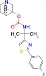 (S)-QUINUCLIDIN-3-YL (2-(2-(4-FLUOROPHENYL)THIAZOL-4-YL)PROPAN-2-YL)CARBAMATE