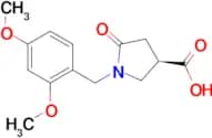 (3R)-1-[(2,4-DIMETHOXYPHENYL)METHYL]-5-OXOPYRROLIDINE-3-CARBOXYLIC ACID