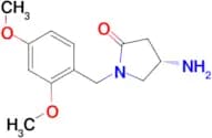 (4S)-4-AMINO-1-[(2,4-DIMETHOXYPHENYL)METHYL]PYRROLIDIN-2-ONE