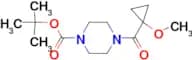 TERT-BUTYL 4-(1-METHOXYCYCLOPROPANECARBONYL)PIPERAZINE-1-CARBOXYLATE