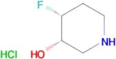 (3S,4R)-4-FLUOROPIPERIDIN-3-OL HCL