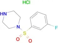 1-[(3-FLUOROPHENYL)SULFONYL]PIPERAZINE HCL