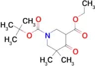 1-TERT-BUTYL 3-ETHYL 5,5-DIMETHYL-4-OXOPIPERIDINE-1,3-DICARBOXYLATE