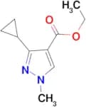 ETHYL 3-CYCLOPROPYL-1-METHYL-1H-PYRAZOLE-4-CARBOXYLATE