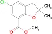 METHYL 5-CHLORO-2,2-DIMETHYL-2,3-DIHYDROBENZOFURAN-7-CARBOXYLATE
