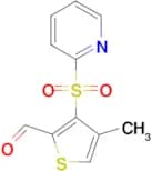 4-METHYL-3-(PYRIDINE-2-SULFONYL)-THIOPHENE-2-CARBALDEHYDE