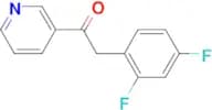 2-(2,4-DIFLUOROPHENYL)-1-(PYRIDIN-3-YL)ETHAN-1-ONE