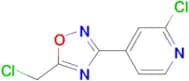 5-(CHLOROMETHYL)-3-(2-CHLOROPYRIDIN-4-YL)-1,2,4-OXADIAZOLE