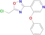 5-(CHLOROMETHYL)-3-(3-PHENOXYPYRIDIN-4-YL)-1,2,4-OXADIAZOLE