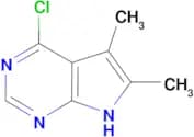 4-CHLORO-5,6-DIMETHYL-7H-PYRROLO[2,3-D]PYRIMIDINE