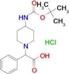 (4-N-BOC-AMINO-PIPERIDIN-1-YL)-PHENYL-ACETIC ACID HCL