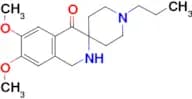 6,7-DIMETHOXY-1'-PROPYL-1H-SPIRO[ISOQUINOLINE-3,4'-PIPERIDIN]-4(2H)-ONE