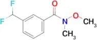 N-(3-(DIFLUOROMETHYL)PHENYL)-N,O-DIMETHYLHYDROXYLAMINE