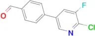 4-(6-Chloro-5-fluoropyridin-3-yl)benzaldehyde