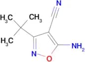 5-AMINO-3-TERT-BUTYL-1,2-OXAZOLE-4-CARBONITRILE