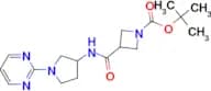 TERT-BUTYL 3-((1-(PYRIMIDIN-2-YL)PYRROLIDIN-3-YL)CARBAMOYL)AZETIDINE-1-CARBOXYLATE