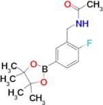 N-(2-FLUORO-5-(4,4,5,5-TETRAMETHYL-1,3,2-DIOXABOROLAN-2-YL)BENZYL)ACETAMIDE